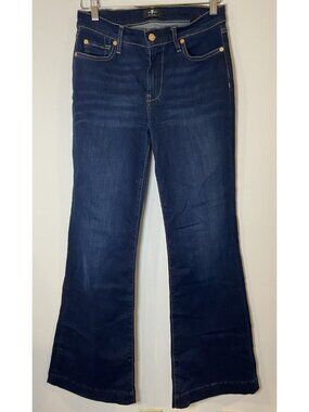 7 For All Mankind Jeans Tailorless Dojo Slim Illusion Luxe Bootcut 26